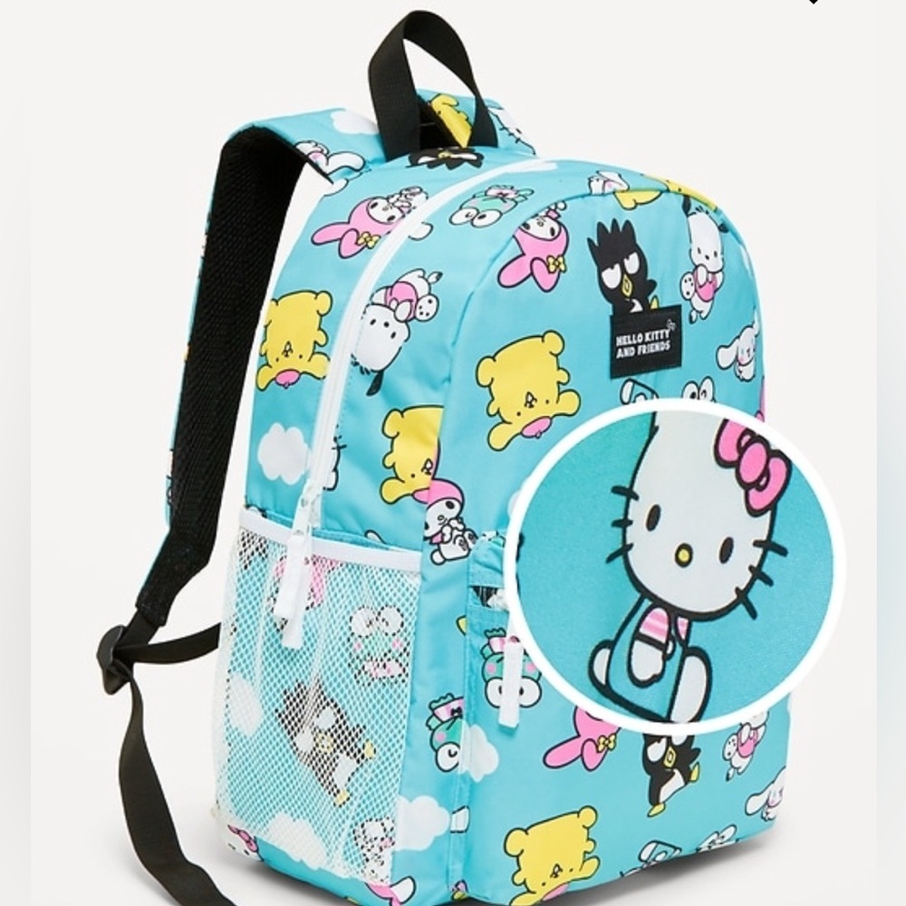 Hello Kitty and Friends backpack blue clouds